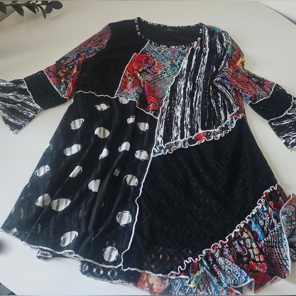 Colorful Patchwork Dress - Picture 14 of 16